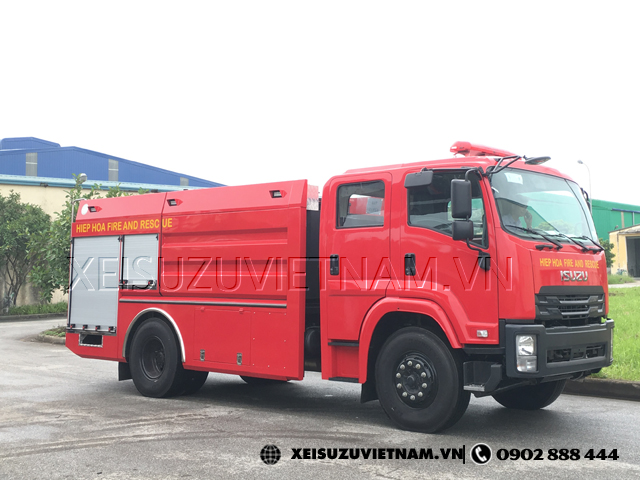 Xe chữa cháy Isuzu FVR34LE4 6.5 khối giao ngay - Xeisuzuvietnam.vn