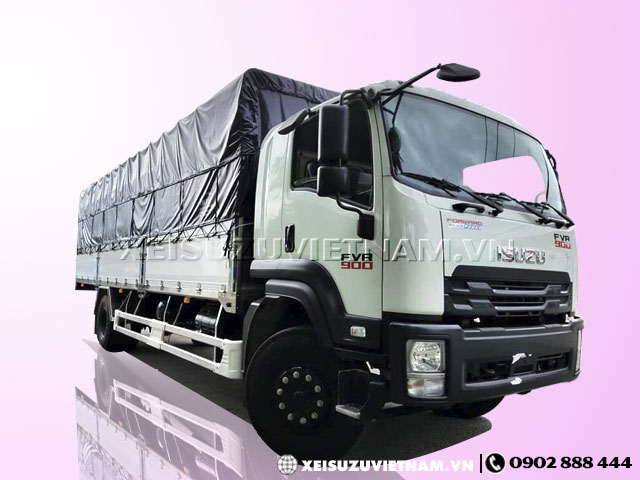 Xe tải Isuzu 8 tấn thùng bạt FVR34SE4 mới nhất - Xeisuzuvietnam.vn